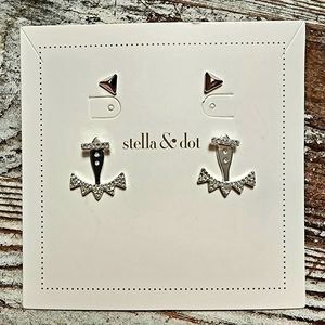 STELLA AND DOT Pave Triangle Ear Jacket